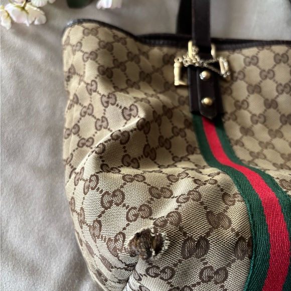 gucci sherry line canvas monogram tote bag - Picture 11 of 14